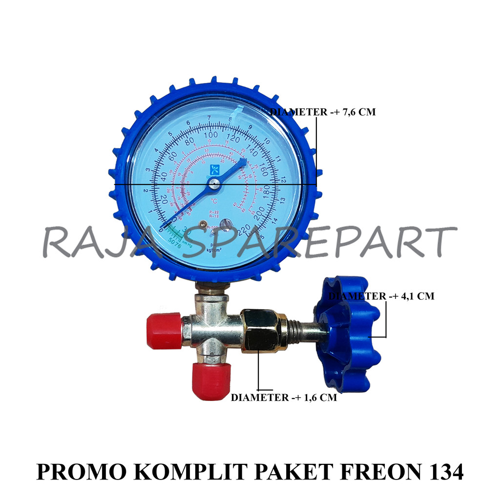 PROMO/PROMO PAKET FREON 134 KOMPLIT/PAKET PENGISIAN FREON R134 LENGKAP