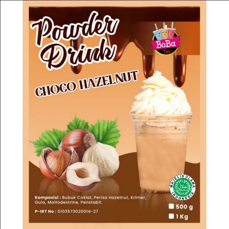 [1kg Reguler] Bubuk Minuman Rasa Choco Hazelnut 1 KG