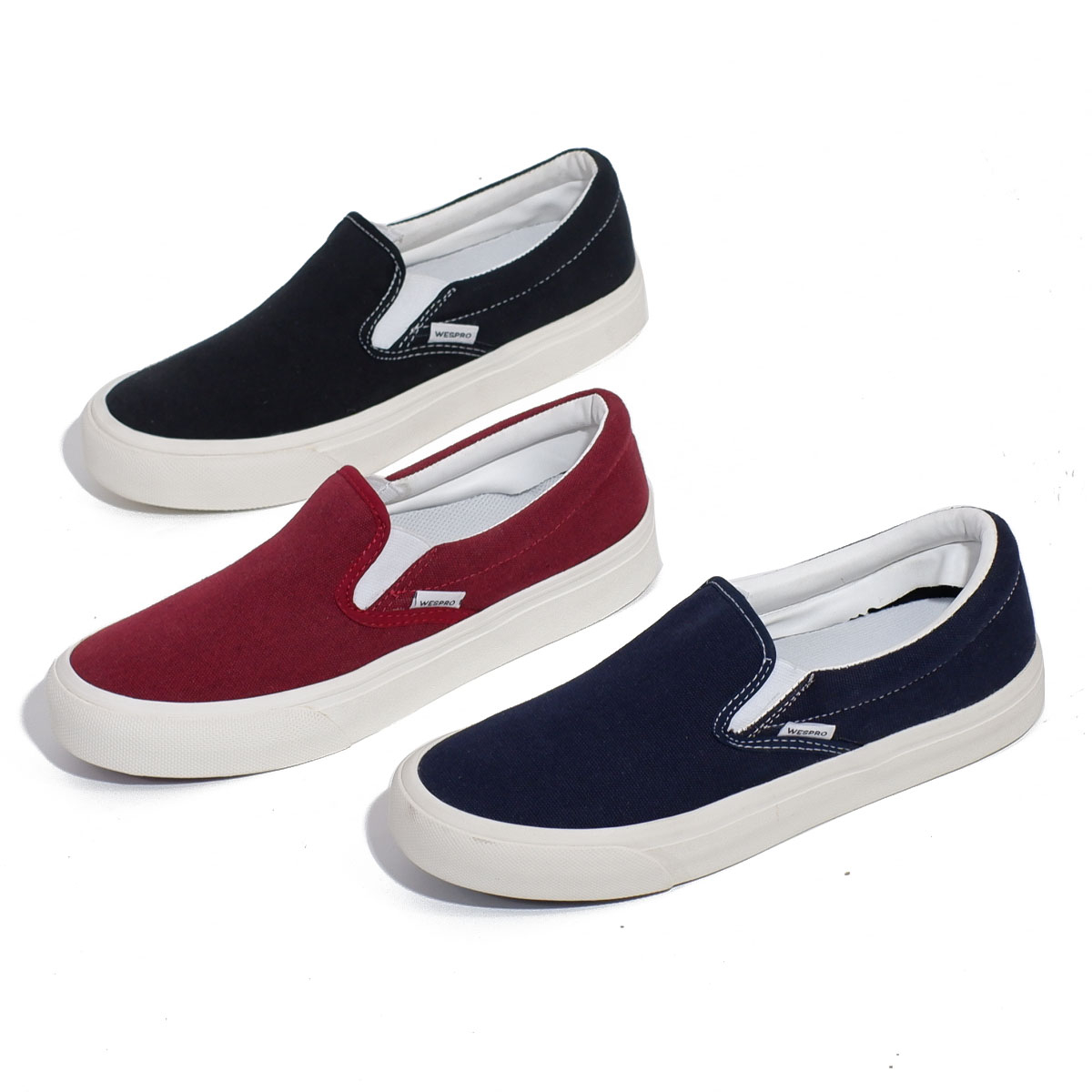 Wespro Gazella - Slip on sepatu pria selop casual bahan tebal premium promo free box 2023 dan celica