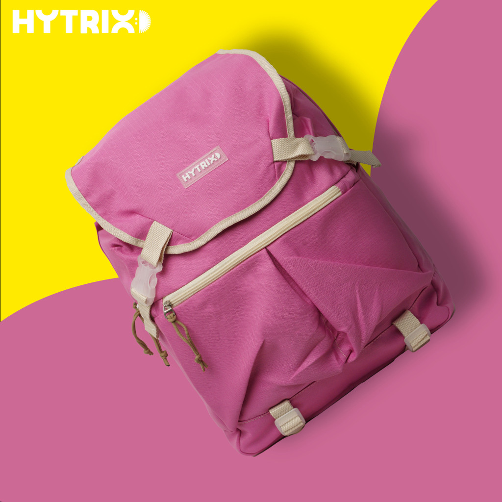 HYBRAND x HYTRIX [YN74] - Colour Pop Backpack - Ransel Wanita Korea Unik Limited Series - FREE Pin Bross Gambar Random