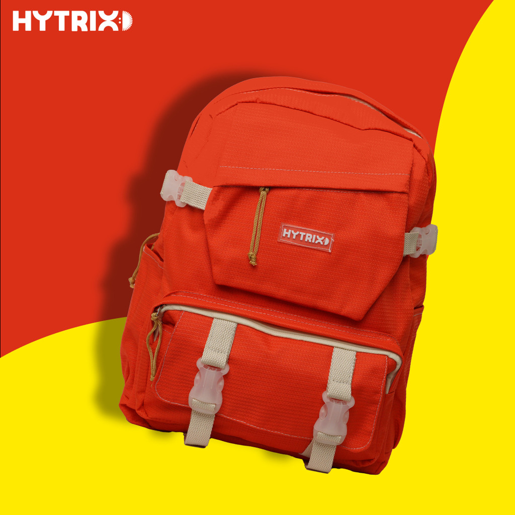 HYBRAND x HYTRIX [ZL31] - Colour Pop Backpack - Ransel Wanita Korea Unik Limited Edition - FREE Pin Bross Gambar Random