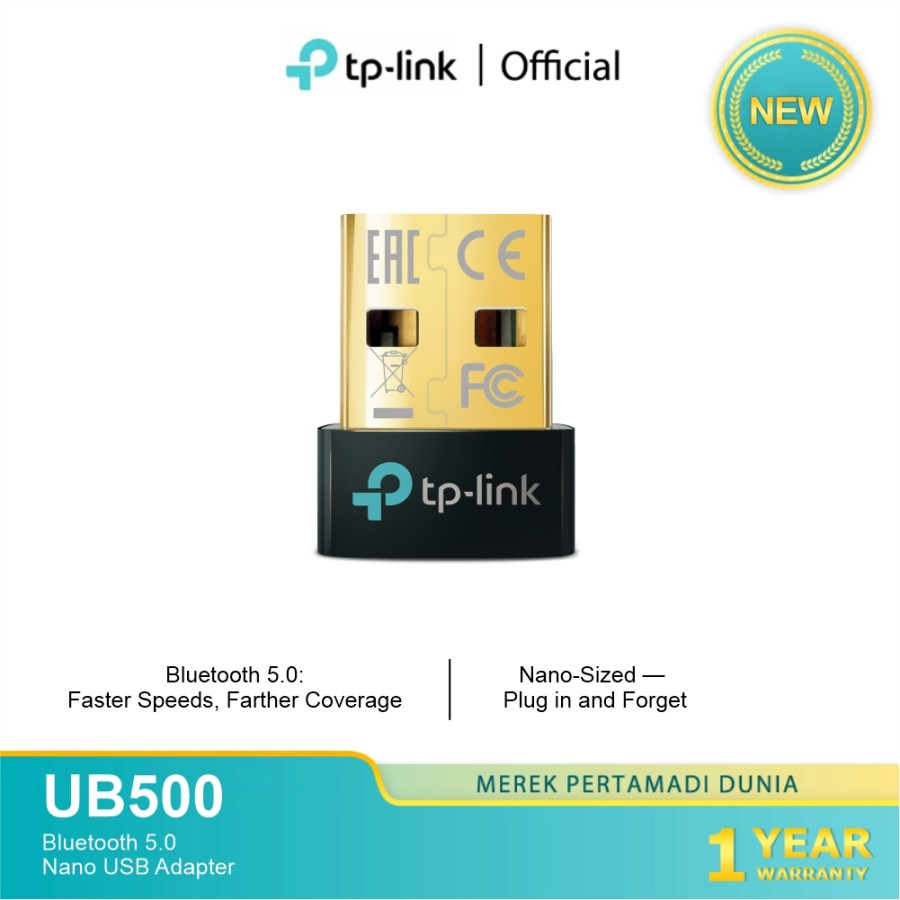 TP-LINK UB500 BLUETOOTH 5.0 NANO USB ADAPTER For Desktop Laptop Dongle