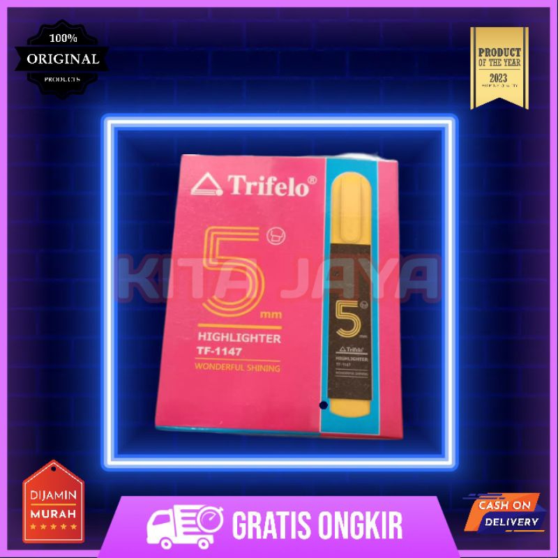 

trifelo highleter 5 colour neon TF-1147 12pcs