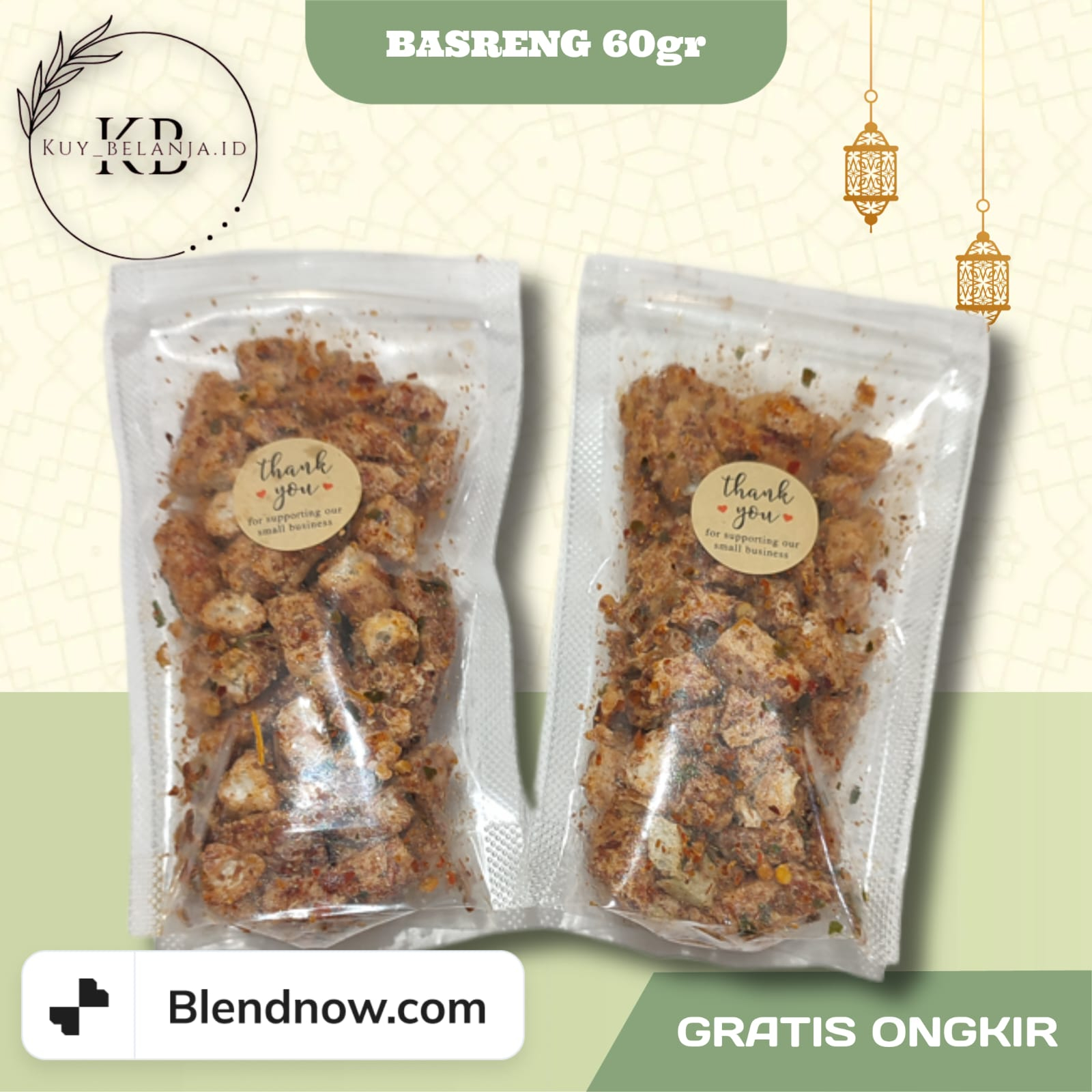 

BASRENG PEDAS DAUN JERUK DAN ORIGINAL 60gr/ BASRENG PEDAS/ TERMURAH!!