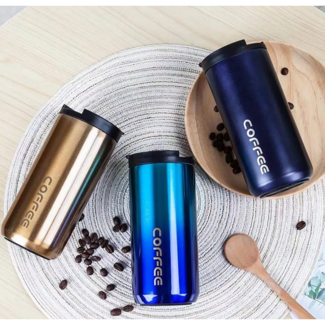 Termos-Tumbler COFFEE CUP 500ml Stainless Steel Vacuum Insulated Fashion-Termos Air Panas&amp;Dingin Vacum Tumbler Coffe Mug 500ml