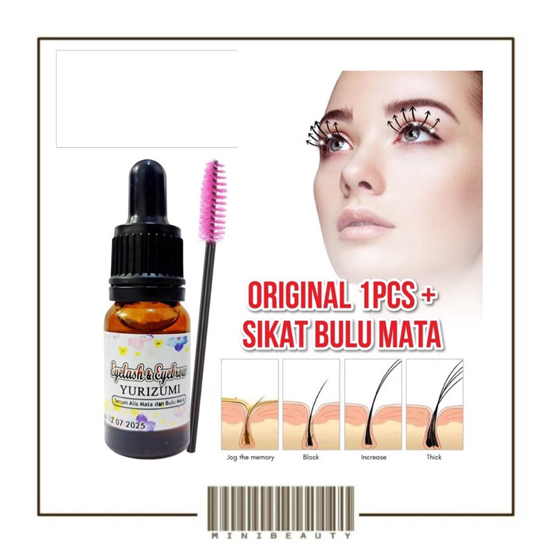 yurizumi serum bulu mata dan alis eyelash eyebrow serum penumbuh bulu mata dan menebalkan alis mata dengan cepat