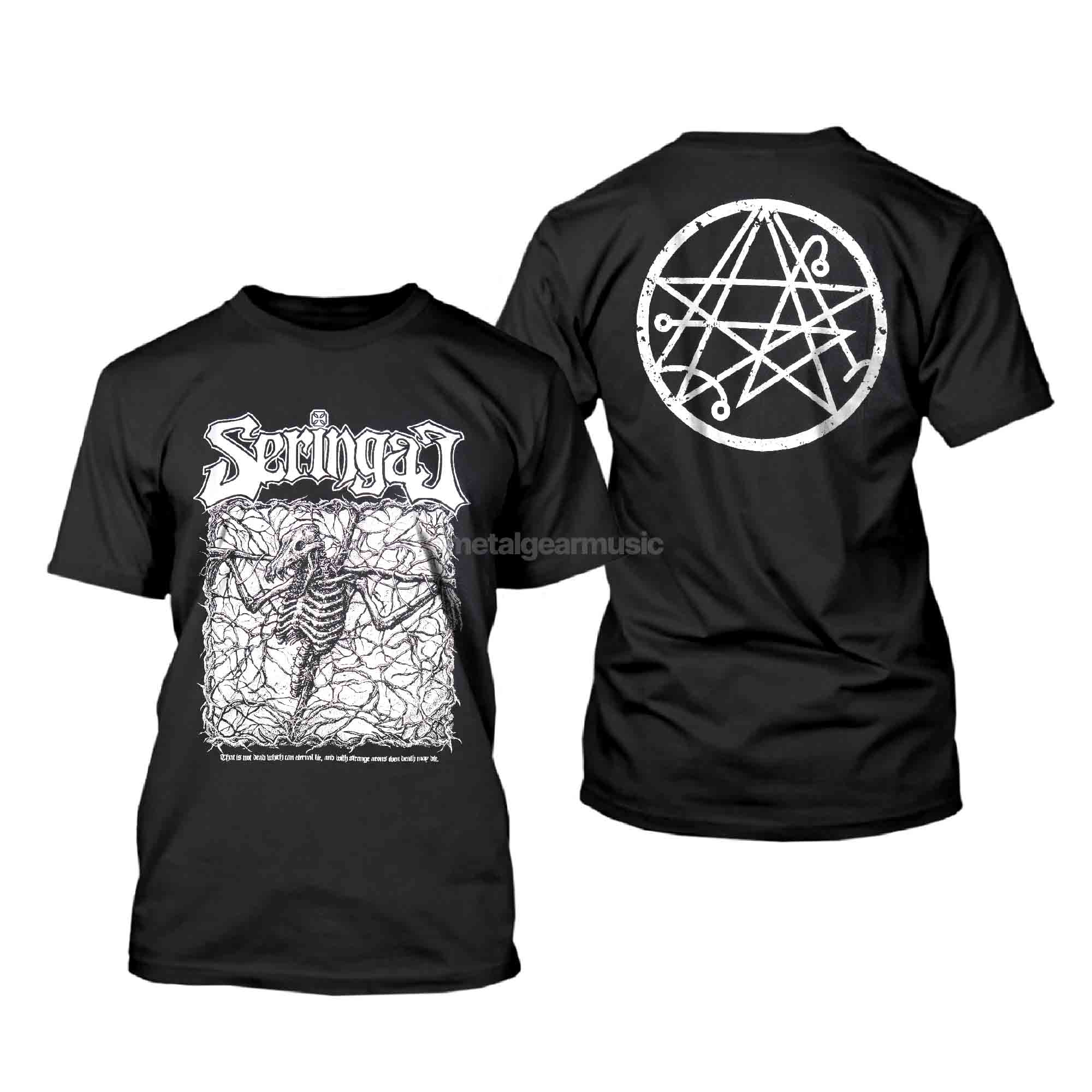 Metalgear Music Original Seringai - Necronomicon Tshirt Baju Kaos