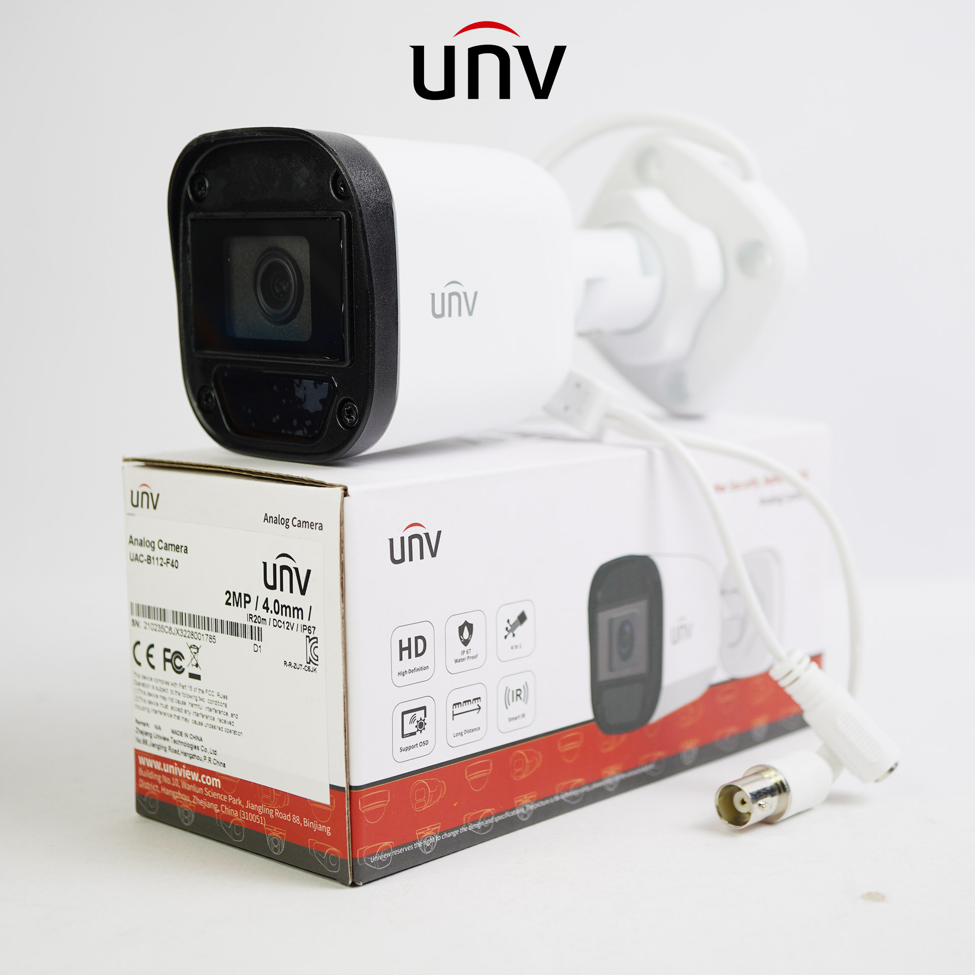 CAMERA CCTV UNIVIEW UAC-B112-F40 2MP OUTDOOR