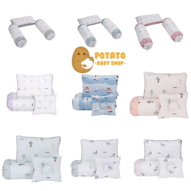 Omiland Bantal Guling Set + Bantal Peang - Bantal Bayi