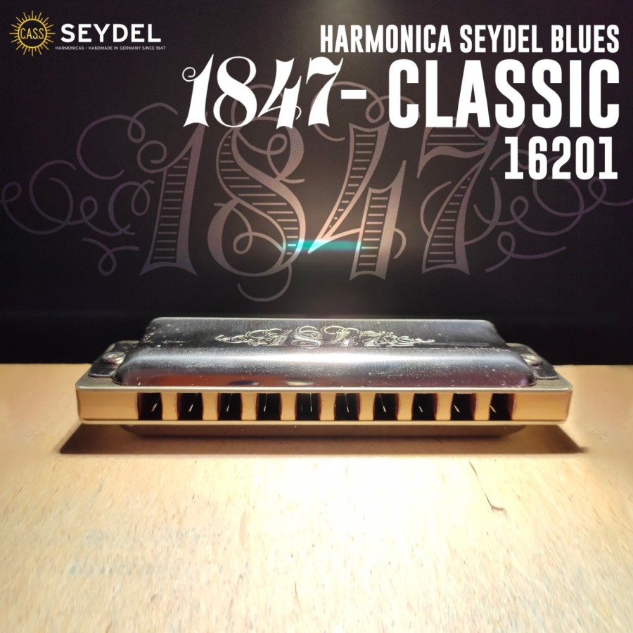 Harmonica Harmonika Seydel Blues 1847 Classic 16201 Diatonic - C Rp1.310.000