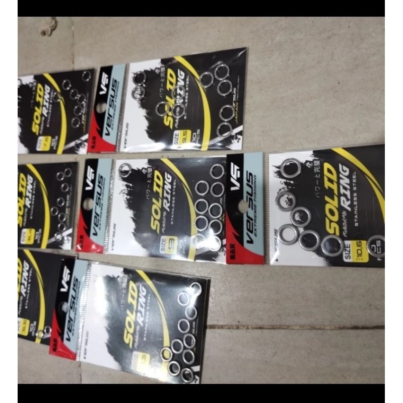 solid ring stainless versus ring untuk lure popper metal jig pancing