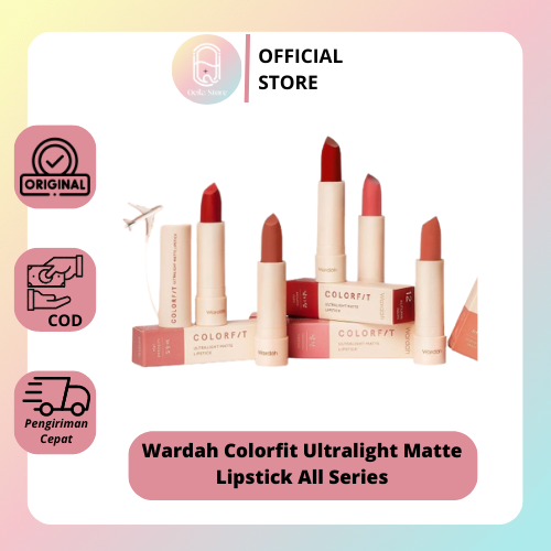 QEILA - Wardah Colorfit Ultralight Matte Lipstick All Series | READY STOCK ALL PRODUCT