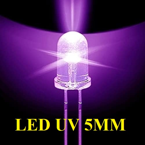 Lampu LED UV ULTRAVIOLET Ultra Violet Cahaya UNGU 5MM F5 5 MM DETEKTOR UANG PALSU perangkap Nyamuk