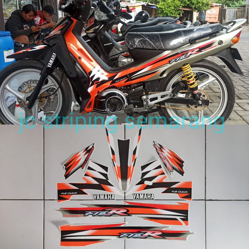striping f1zr millenium orange