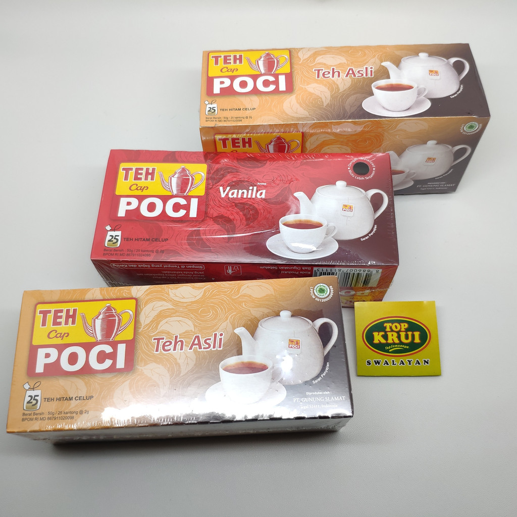 

Teh Poci Kotak isi 25 Sachet Tea Bag Celup