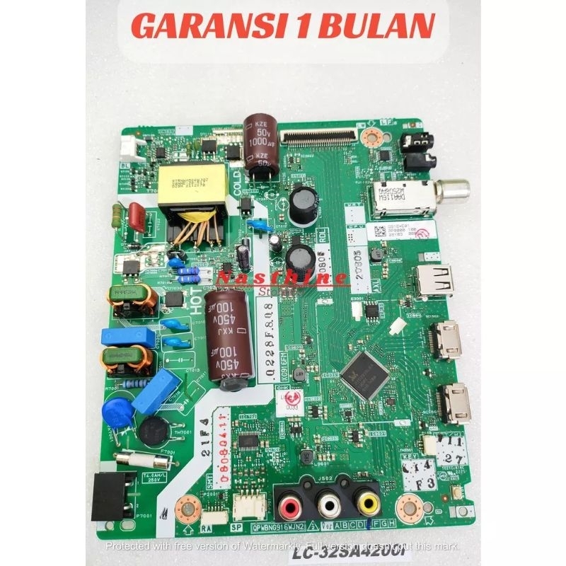 MB - MAINBOARD - MOTHERBOARD - MESIN TV SHARP LC 32SA4200I - 32SA42001