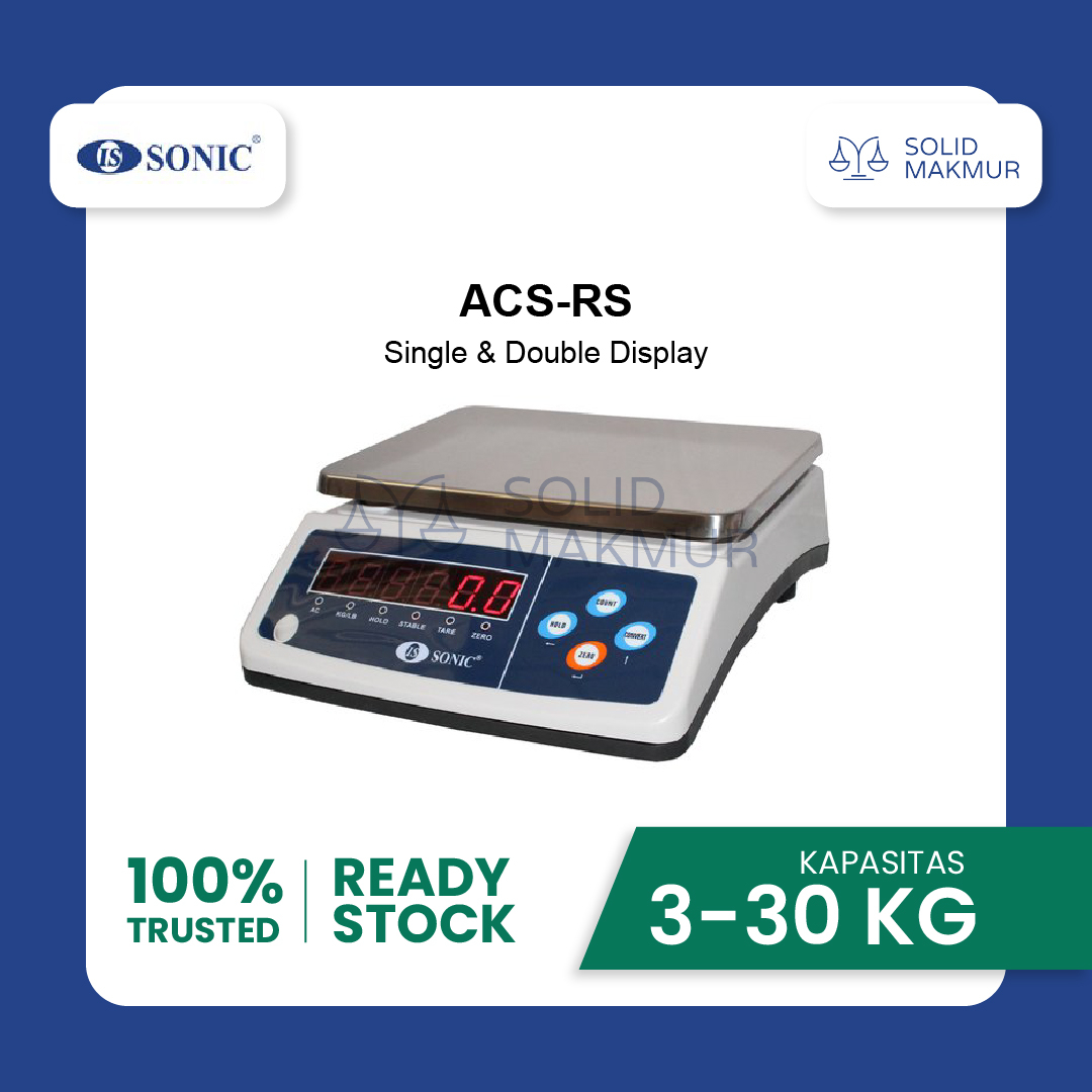 Timbangan Digital SONIC ACS-RS / Timbangan Dapur / Timbangan Walet 3kg - 30kg ACS-RS