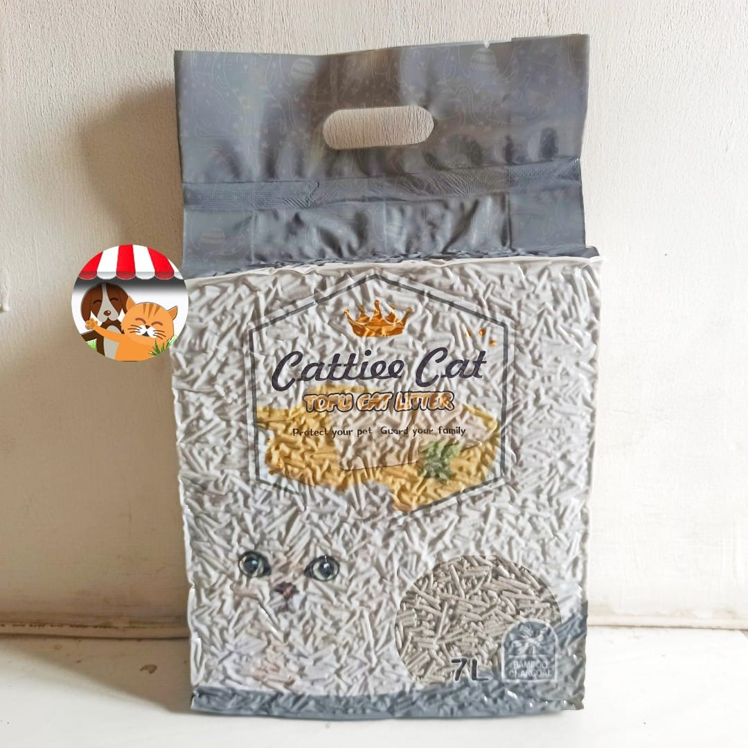 Pasir Tofu Cat Litter Cattiee 7 Liter - Pasir Kucing Ramah Lingkungan