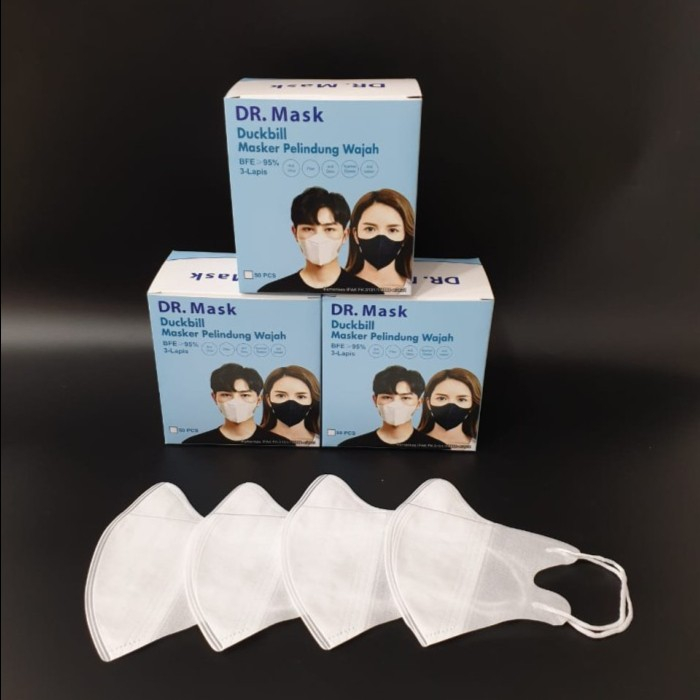 masker duckbill dr mask 50pcs