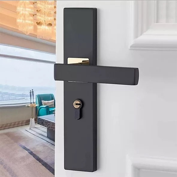 Gagang Pintu Gaya Eropa Pegangan pintu Door Handle set