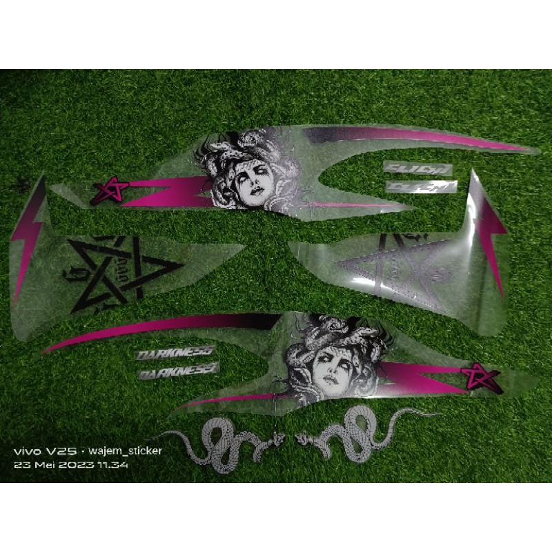 STRIPING VARIO NEW 125 150 VARIO 2018 2020 CUSTOM MEDUSA TRANSPARAN