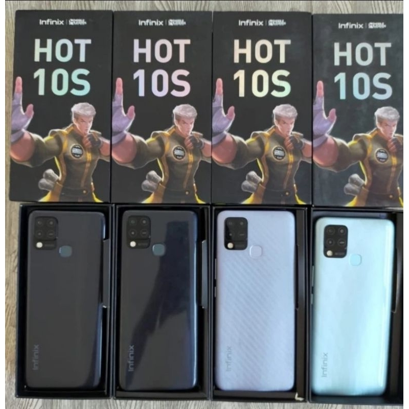 infinix hot 10s ram 6/128 fullset harga promo