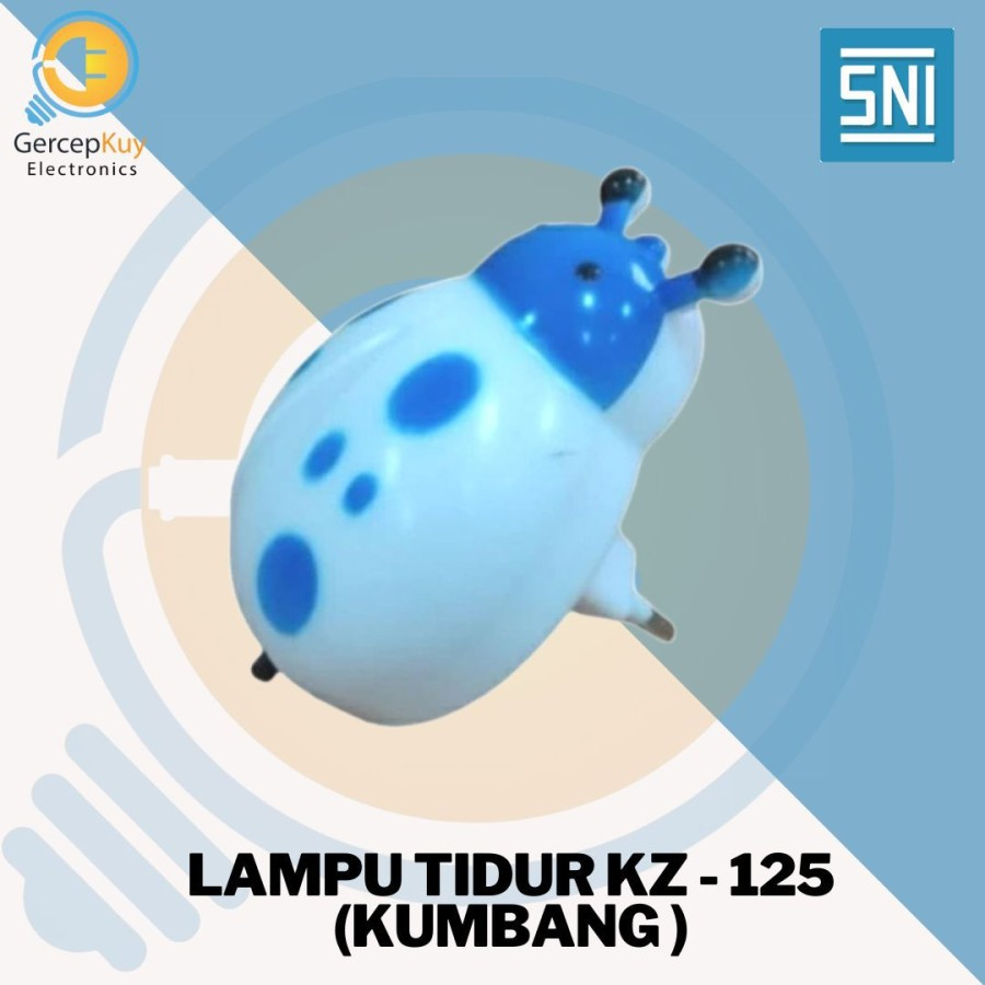 Lampu Tidur KZ - 125 / Lampu Tidur Led Karakter / Model Kumbang