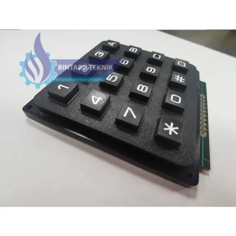 Keypad Timbul 4x4 Exclusive Keypad Hitam Arduino 4x4 Keypad Controler Timbul