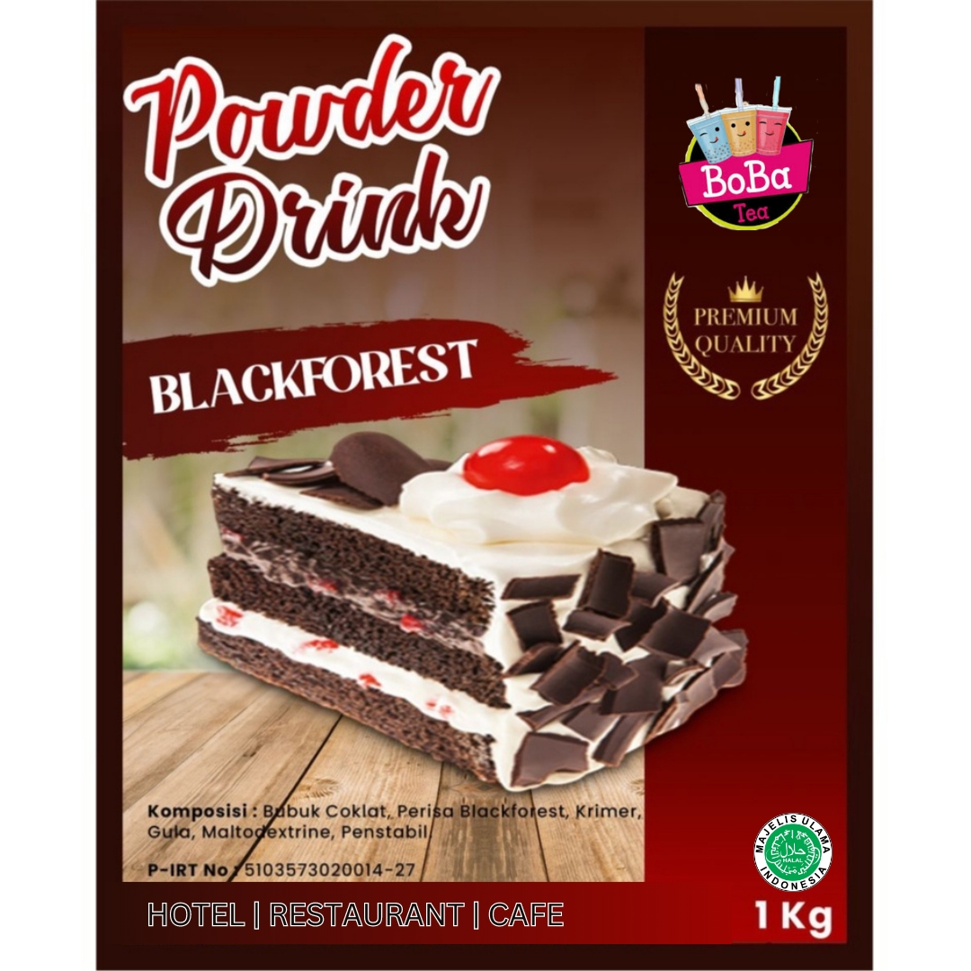 [1kg Premium] Bubuk Minuman Rasa Blackforest 1 KG