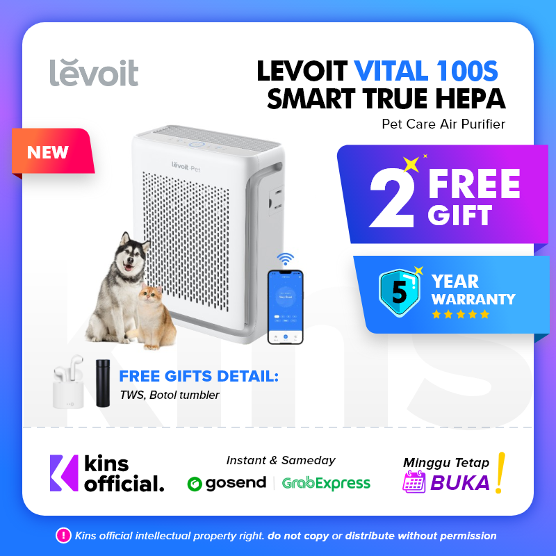 Levoit Vital 100S Pet Care Smart True HEPA Air Purifier USA