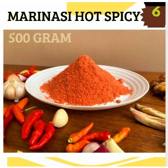 

Bumbu marinasi Ayam Hot Spicy 500gram Marinasi Fried Chicken, Bumbu marinasi 500gr