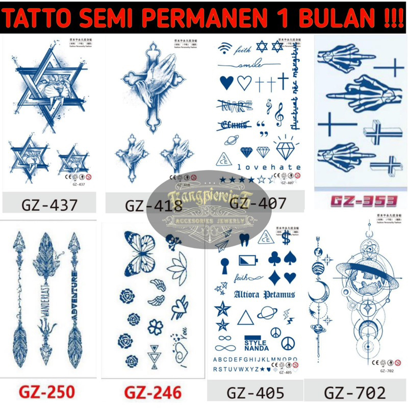 tatto temporary 1 bulan old school terlariss // tatto old skull temporer 1 bulan