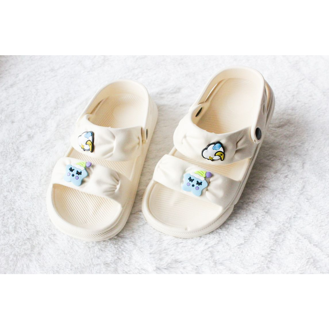 Sandal gunung anak cewe bahan karet eva lentur dan nyaman 30-35