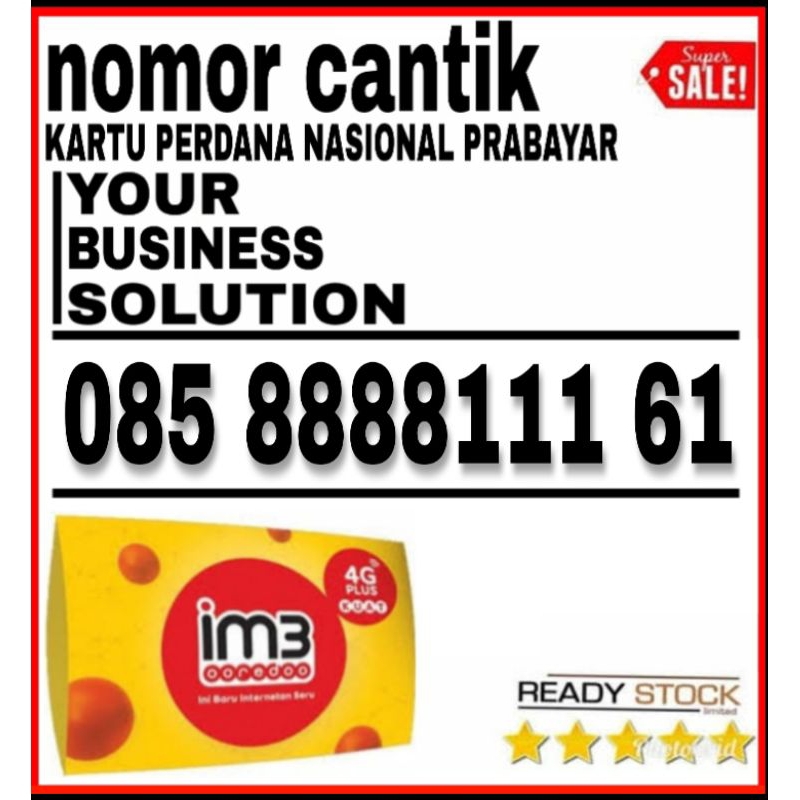 nomor cantik Indosat ooredo 4G LTE nomor terbaik limited edition