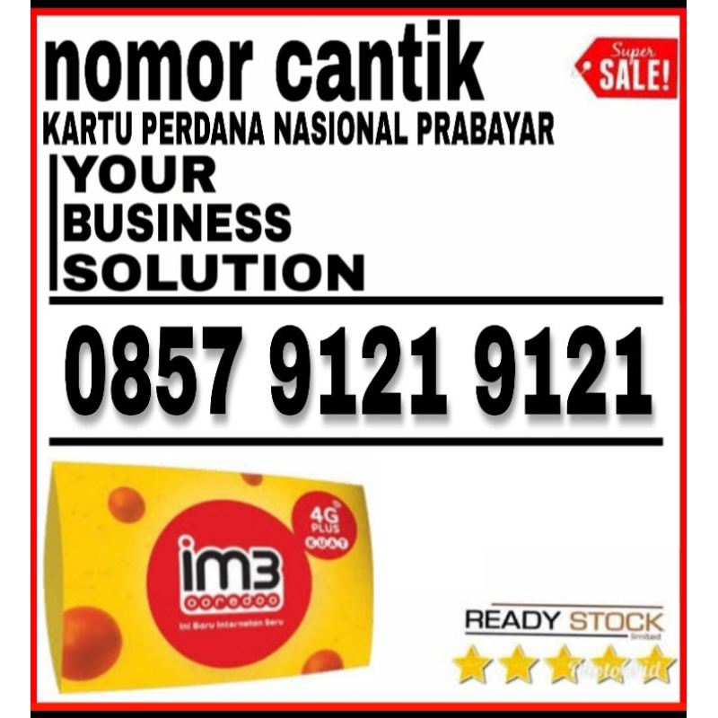 nomor cantik Indosat ooredo 4G LTE nomor terbaik limited edition