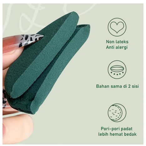 (SATUAN)Sponge bedak cushion / Spons cushion /spon bedak