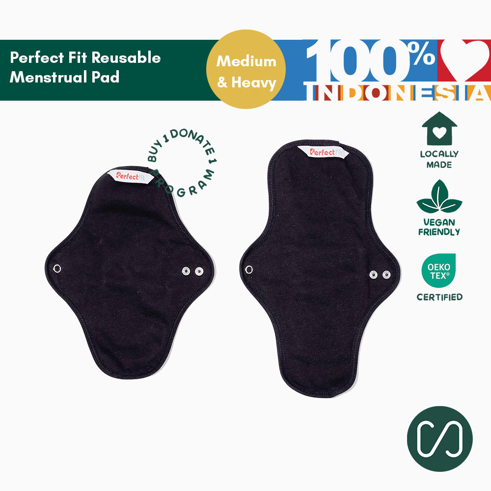 Menspad Pembalut Kain Perfect Fit Medium - Heavy Flow