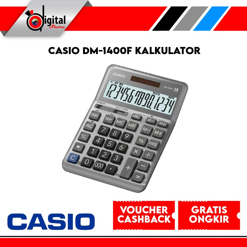 

Kalkulator Casio DM-1400F - Calculator Casio DM-1400 F 14 digit