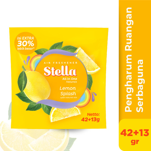 STELLA ALL IN ONE LEMON SPLASH / STELLA PENGHARUM RUANGAN GANTUNG AROMA LEMON