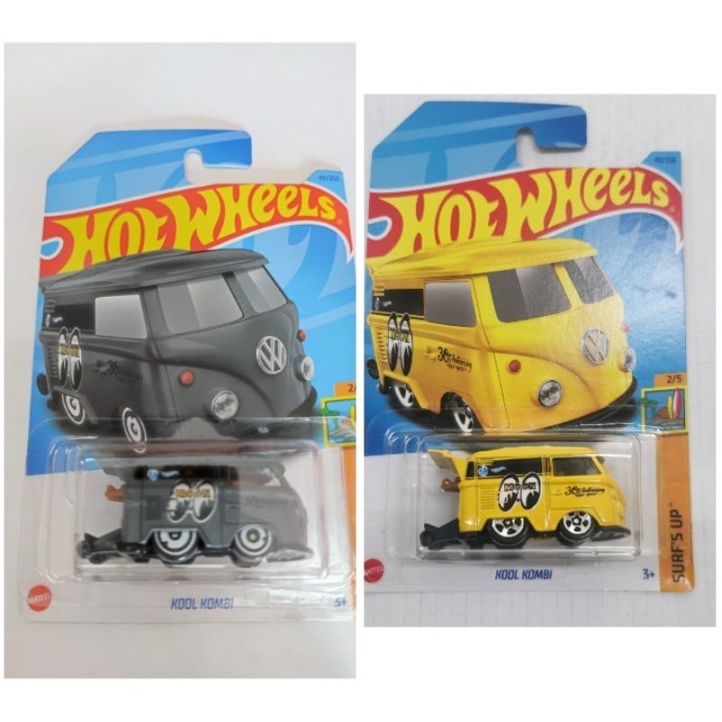 Hot Wheels H23 Kool Kombi Abu grey yellow kuning moon eyes mooneyes hotwheels