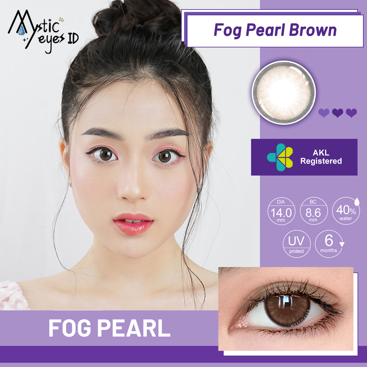 [✅COD] MYSTICEYES SOFTLENS NATURAL SET LENSA KONTAK NORMAL COLOR CONTACT LENS