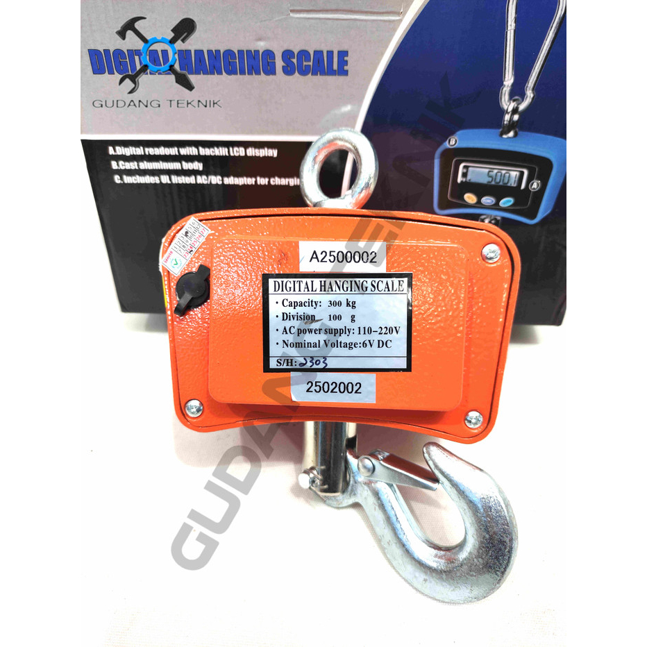 Timbangan Gantung Digital LED 300kg 500kg CRS300 CRS500 SOJIKYO / Timbangan Scale Crane 300 500 Kg CRS 300 500 SOJIKYO