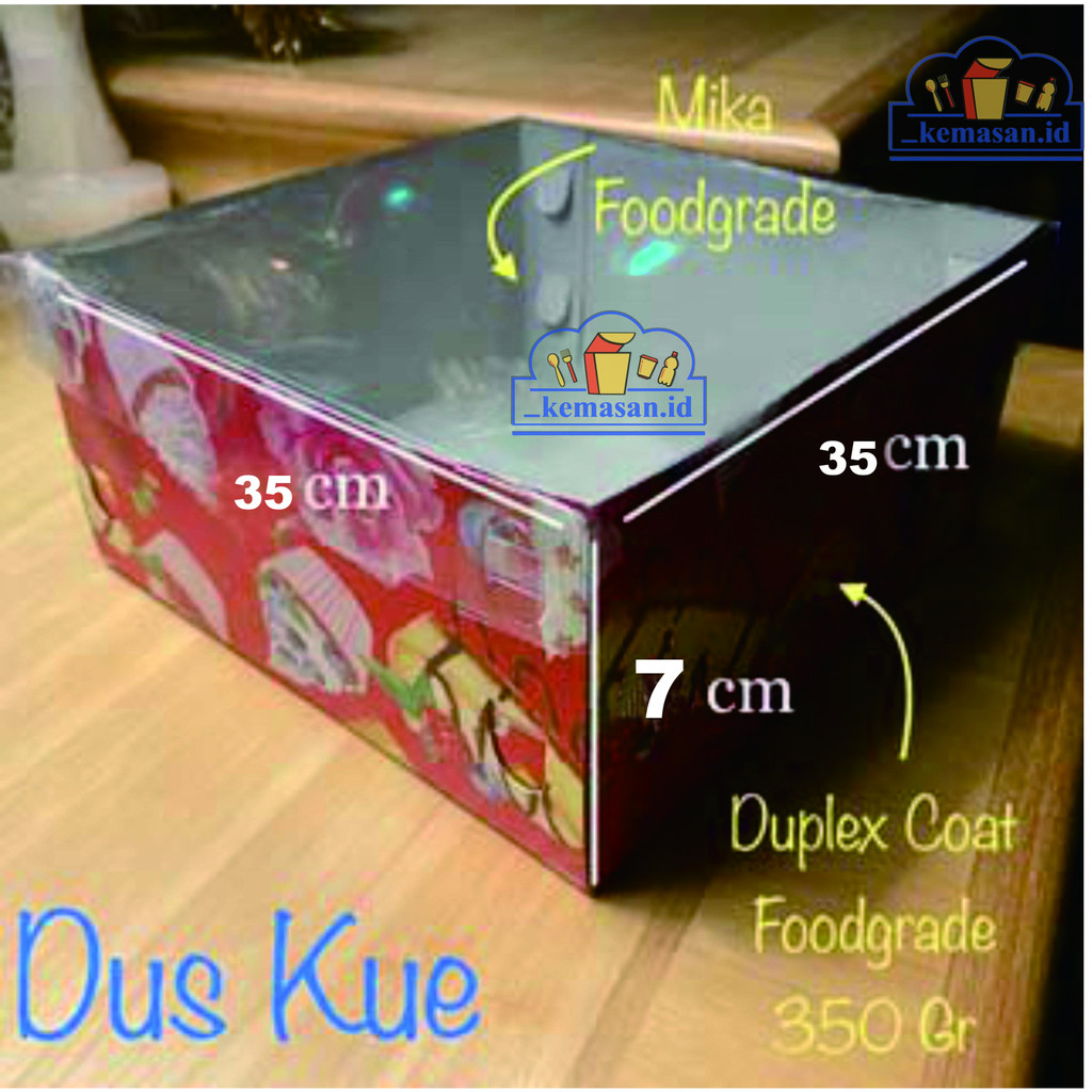

DUS KUE TUTUP MIKA 35X35x7