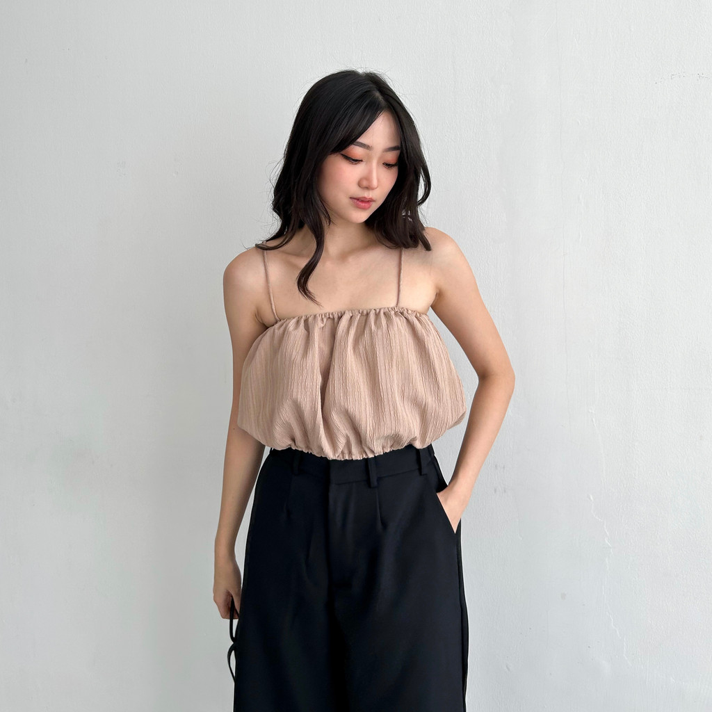 Beige Studio - Eleanor Tank Top | Atasan Crop Tank Top Wanita