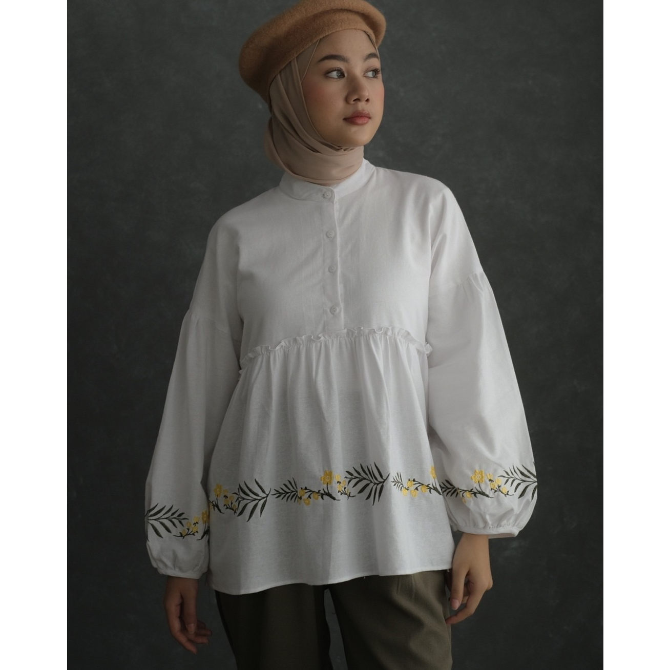 Myrubyicious NIRANA LONGSLEEVE KODE NN1963  | LONGSLEEVE | LONGSLEEVE WANITA | LONGSLEEVE MOTIF | LONGSLEEVE  BUNGA