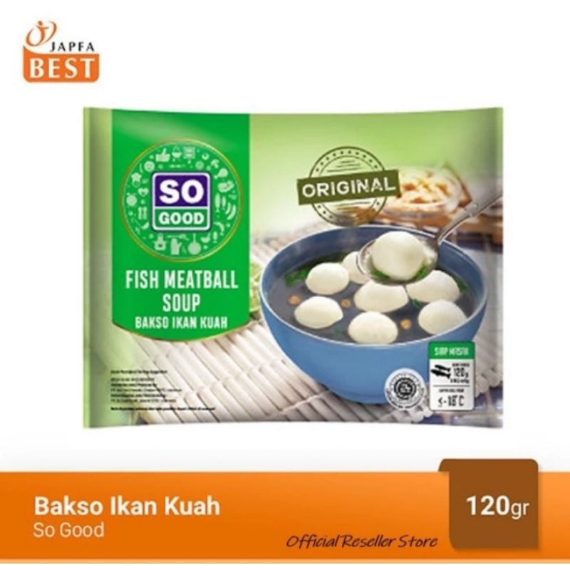 SO GOOD Bakso Ikan Kuah 120Gr