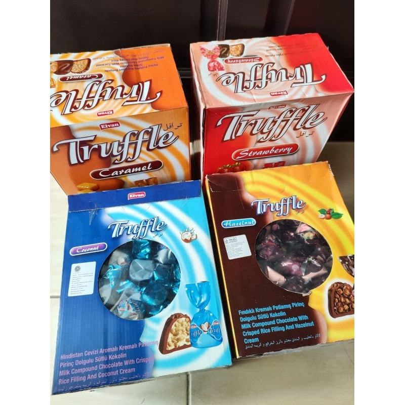Elvan Truffle Chocolate Cokelat Import Arab Turki Eceran Campur 500 gram/30 pcs