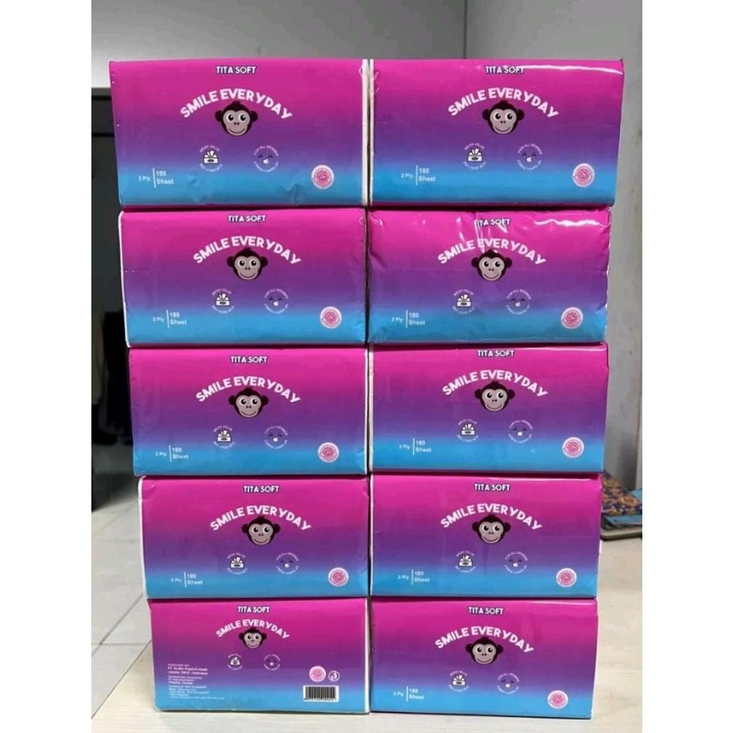 TISSUE NEABEAUTY 180 SHEETS TISU 180 LEMBAR TISU WAJAH HALUS BERKUALITAS 1 PCS FACIAL TISSUE VD