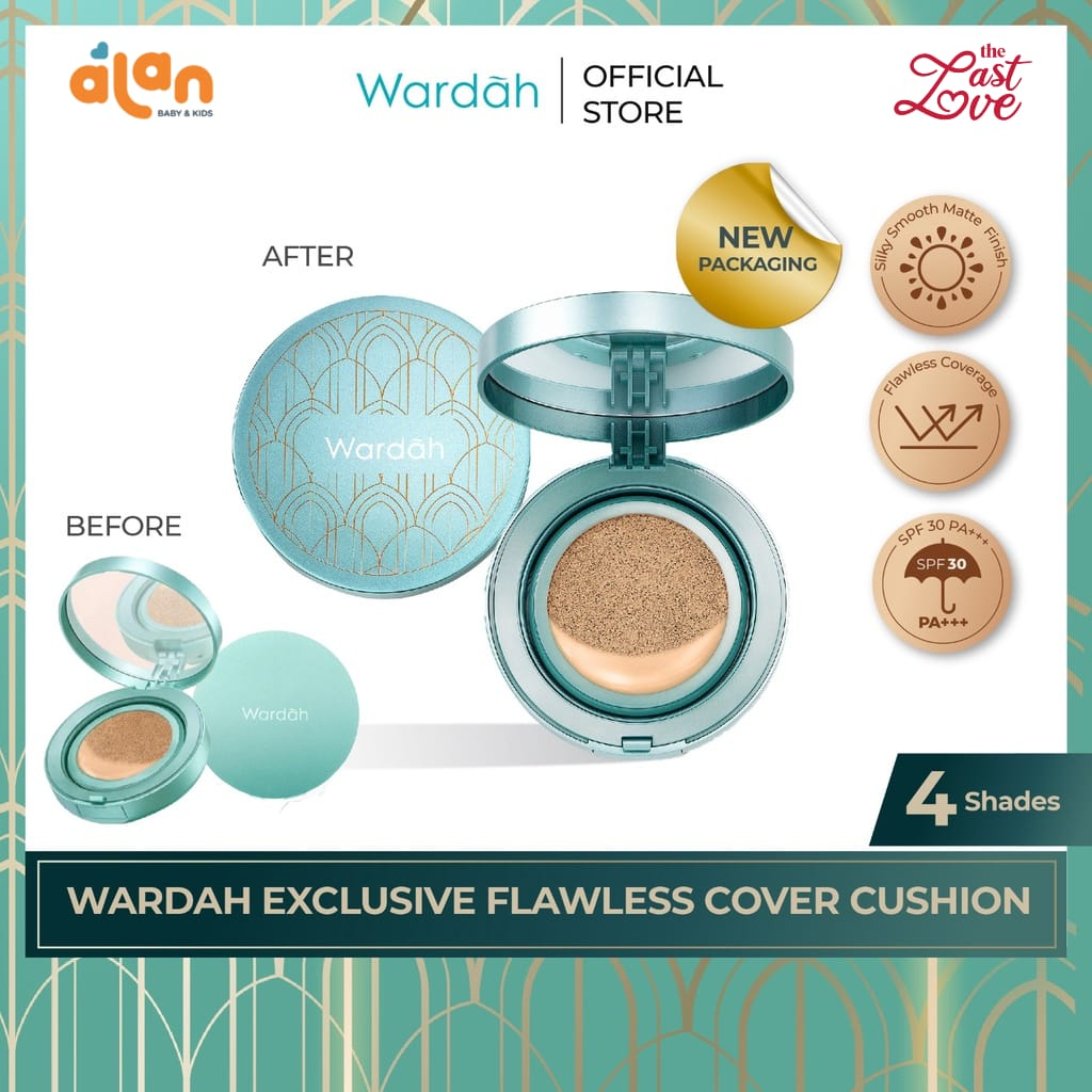 Last Love Wardah Exclusive Flawless Cover Cushion - Alas Bedak Matte