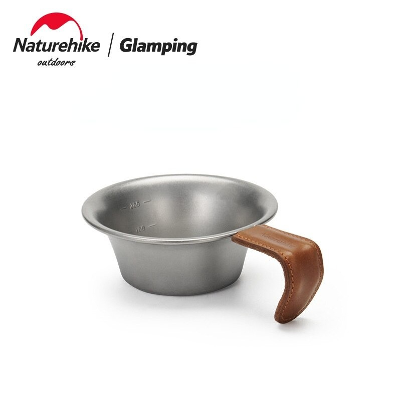 MANGKUK PANCI CAMPING STAINLESS STEEL BOWL 300ML NATUREHIKE NH21SJ002